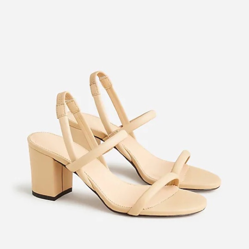 J. Crew Lucy Slingback Block Heel Sandals